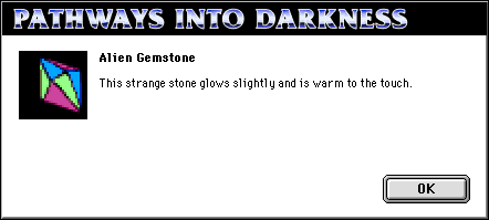 Alien Gemstone dialog
