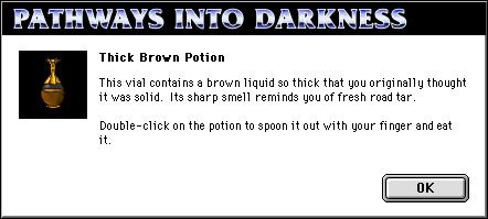 Thick Brown Potion Dialog