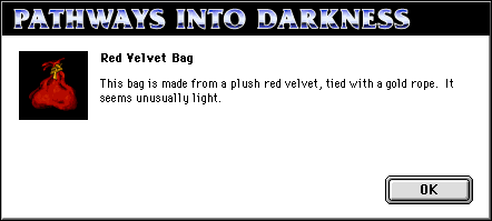 Red Velvet Bag dialog